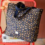 Sac Cabas Amalfi – Léopard Navy