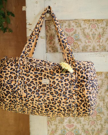 Sac week-end – Léopard camel