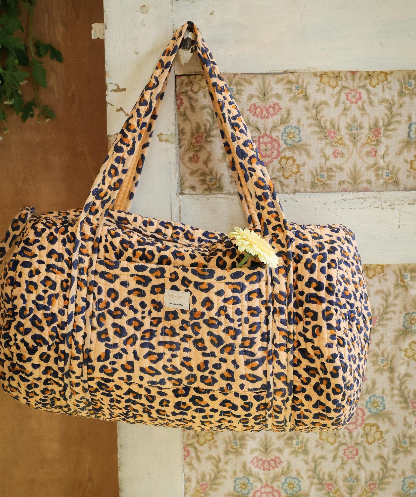 Sac week-end – Léopard camel