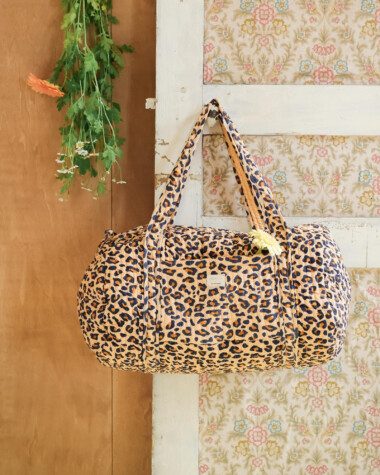 Sac week-end – Léopard camel