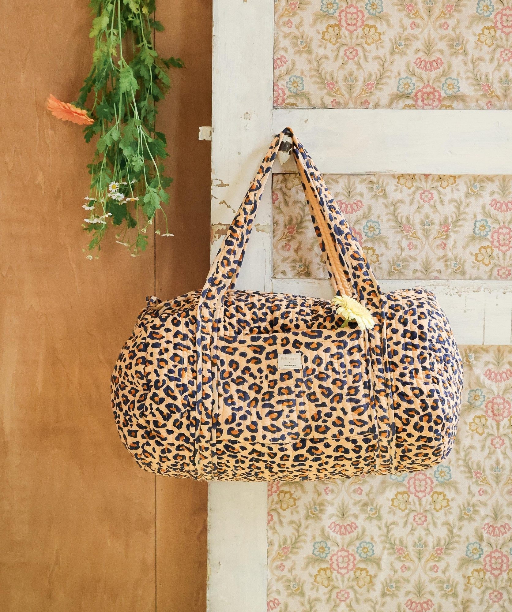 Sac week-end – Léopard camel