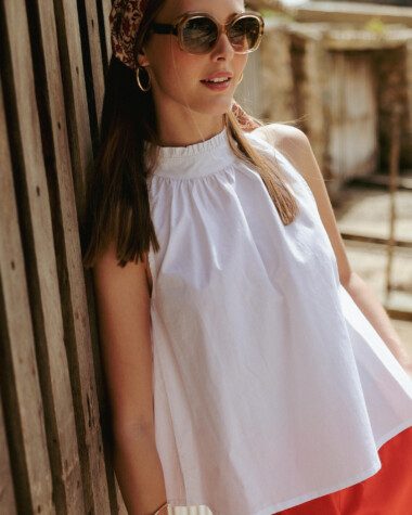 Top Poppie – Blanc