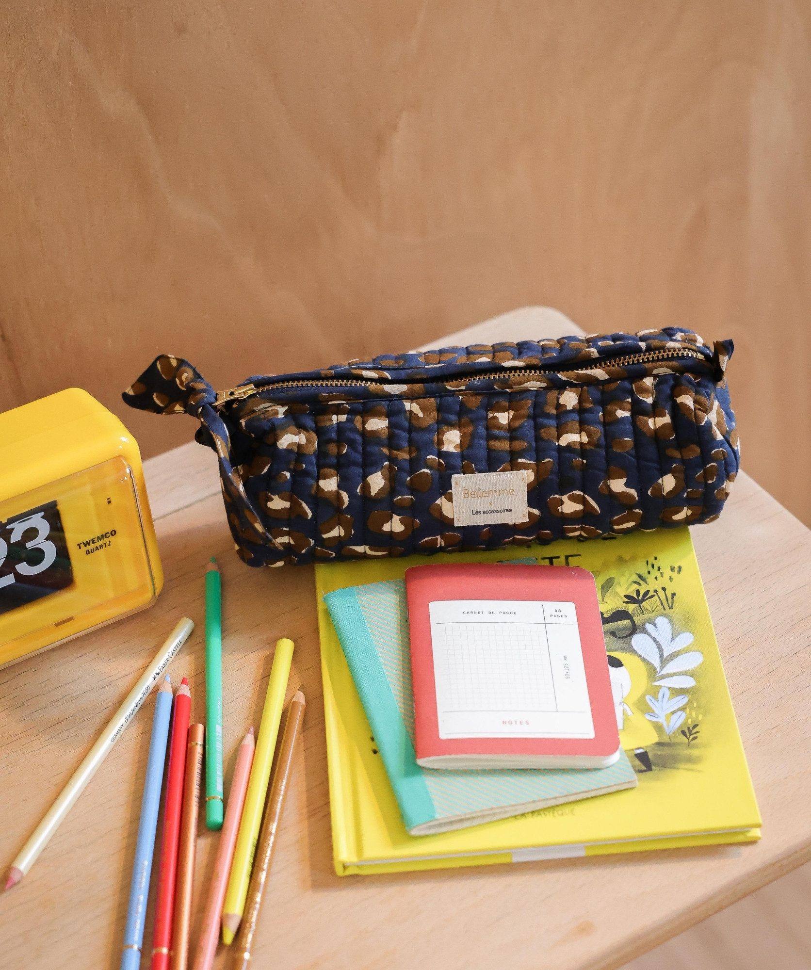 Trousse d’écolier Juno – Léopard Navy