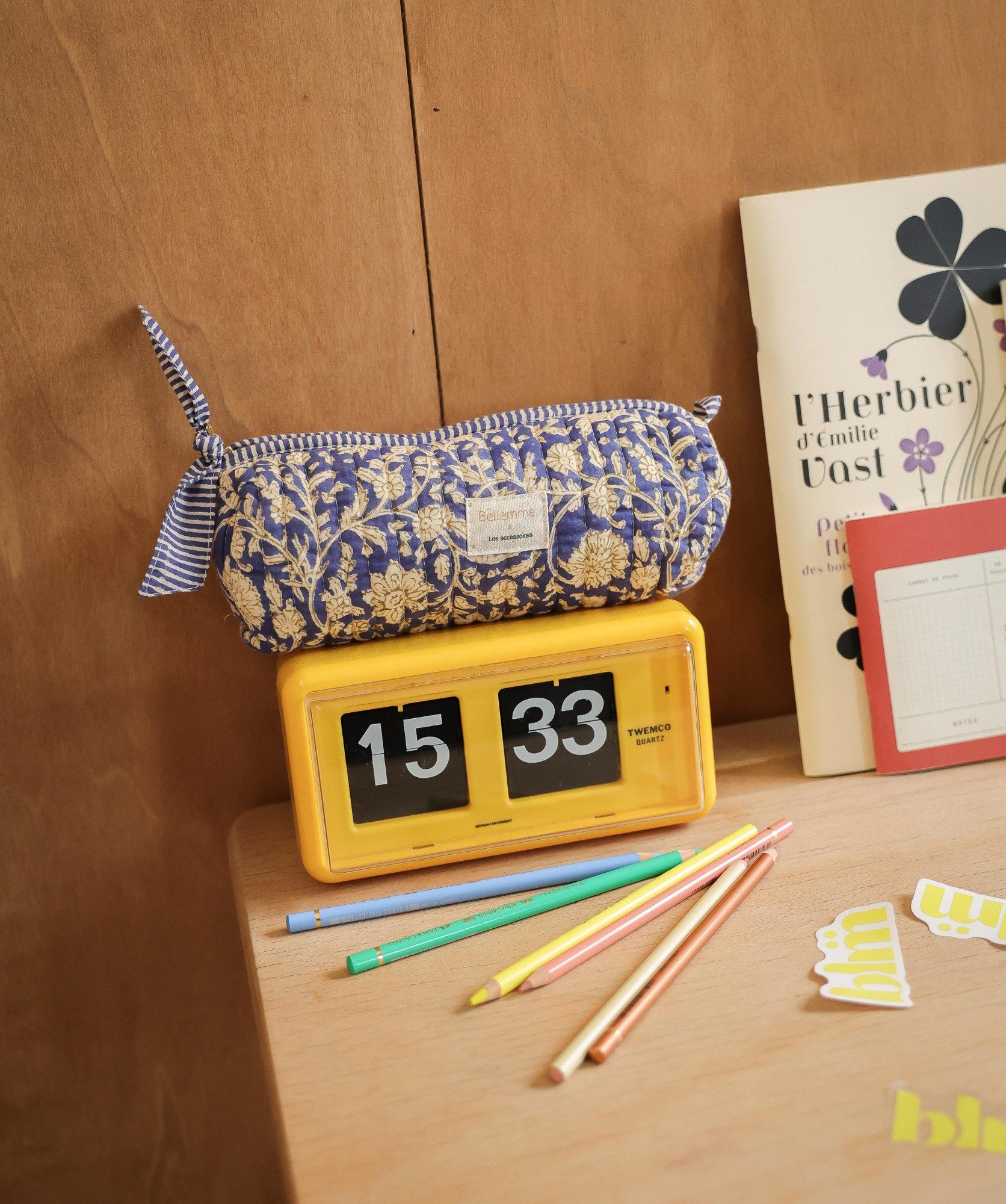 Trousse d’écolier Juno – Anjali Cobalt