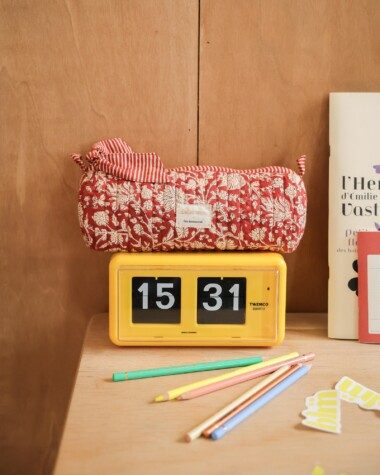 Trousse d’écolier Juno – Anjali Cerise