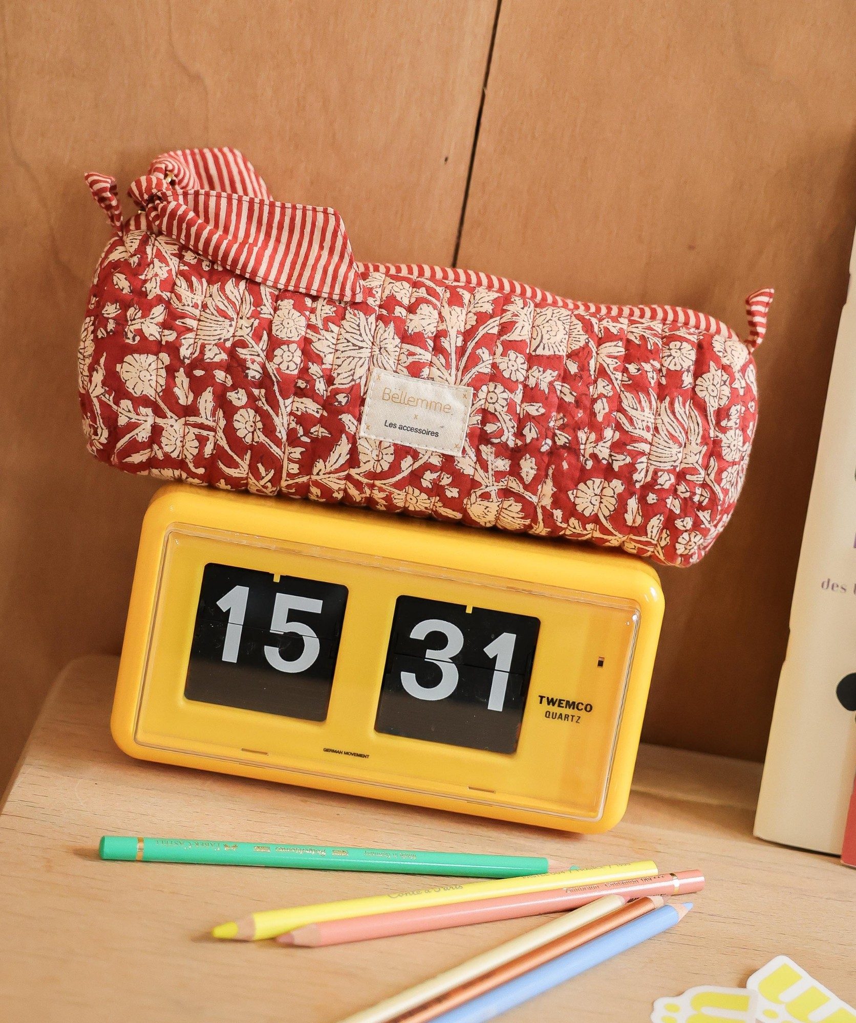 Trousse d’écolier Juno – Anjali Cerise