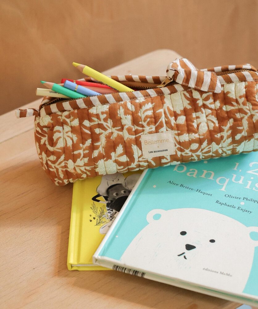 Trousse d’écolier Juno – Kate Caramel