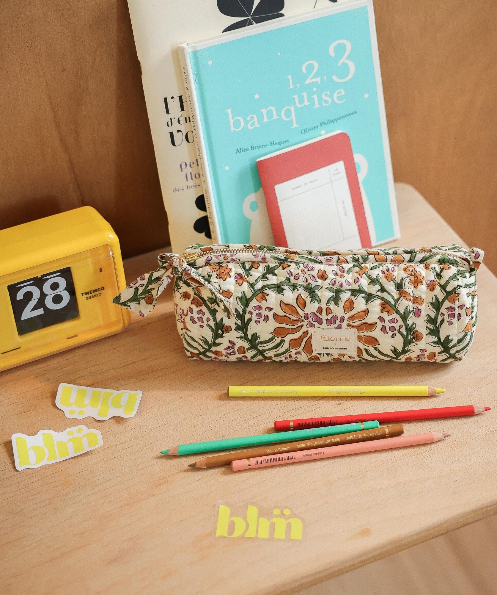 Trousse d’écolier Juno – Palmyre Caramel Beurre Salé