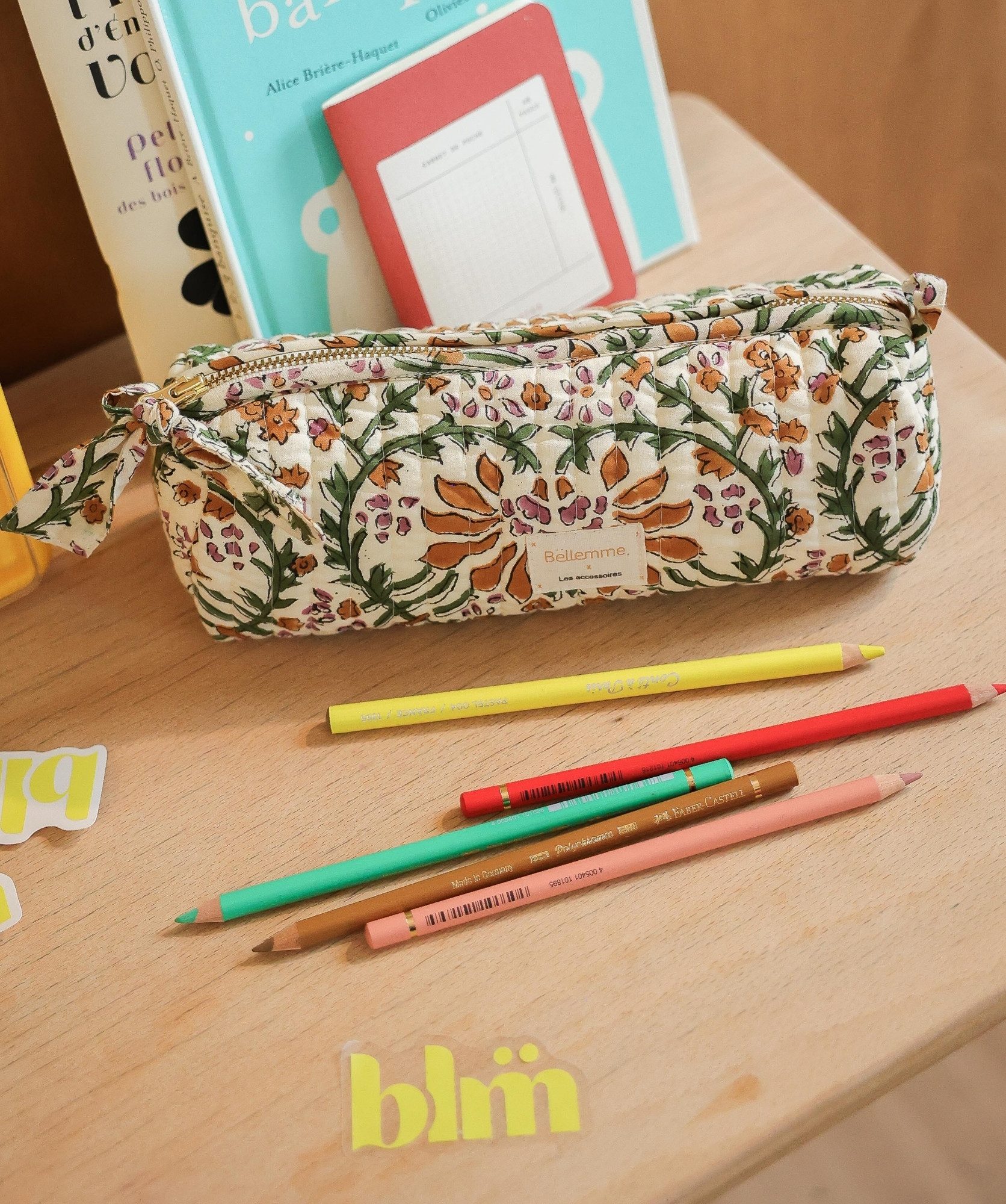 Trousse d’écolier Juno – Palmyre Caramel Beurre Salé
