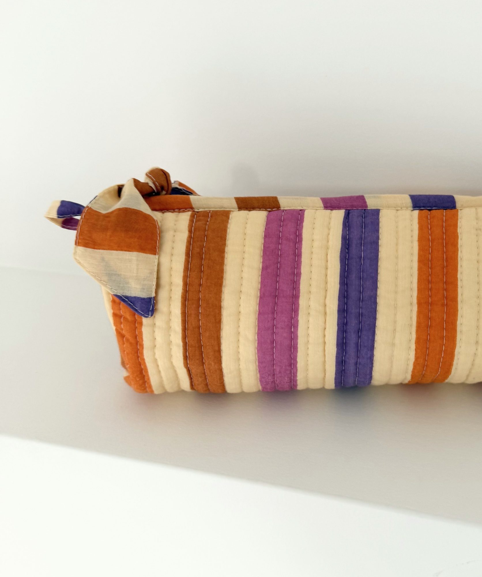 Trousse d’écolier Juno – Rayure Multicolore