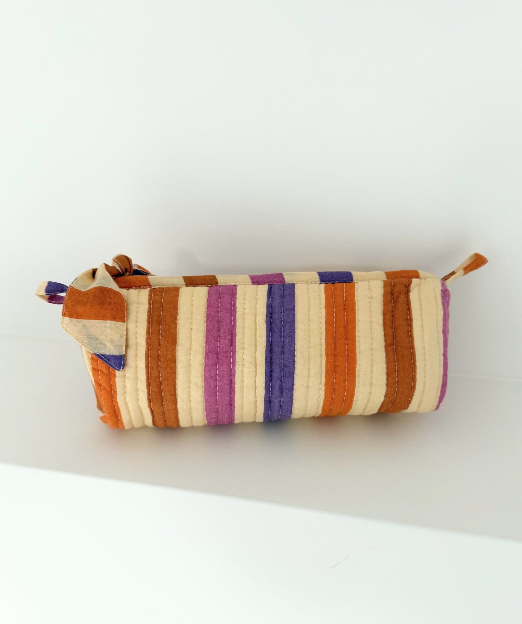 Trousse d’écolier Juno – Rayure Multicolore