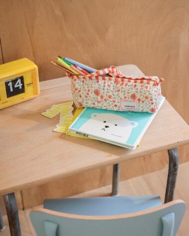 Trousse d’écolier Juno – Rosa Sorbet d’Été