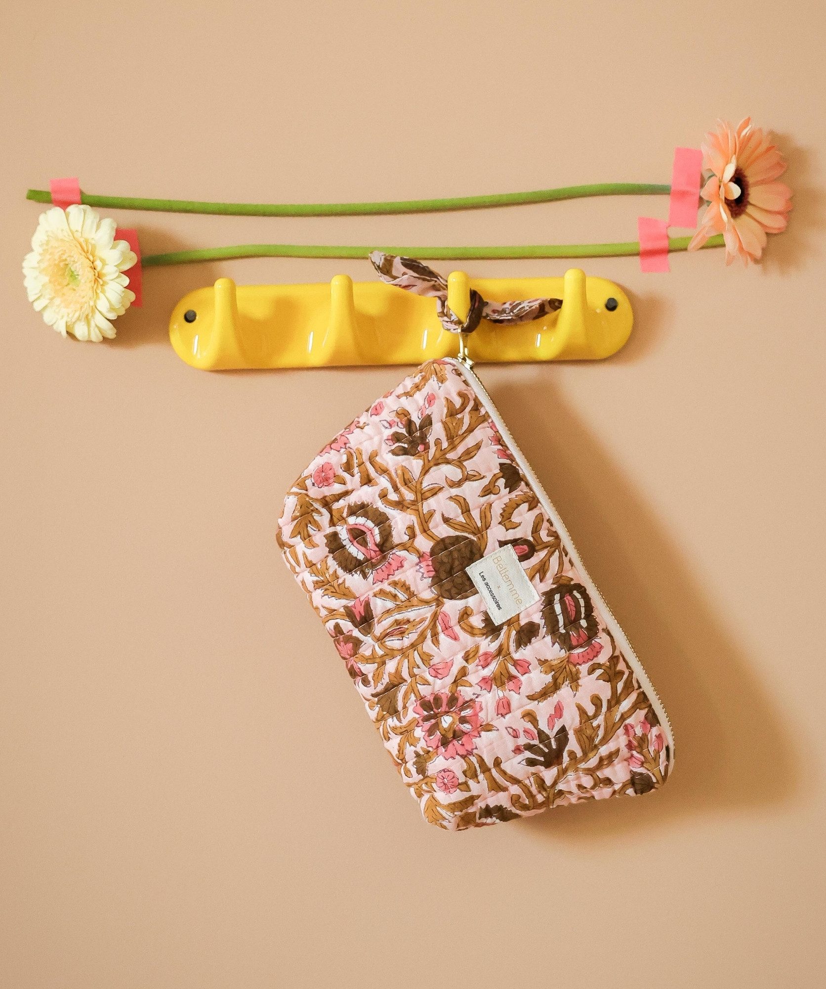 Trousse à maquillage Alma – Mina Rose Poudre