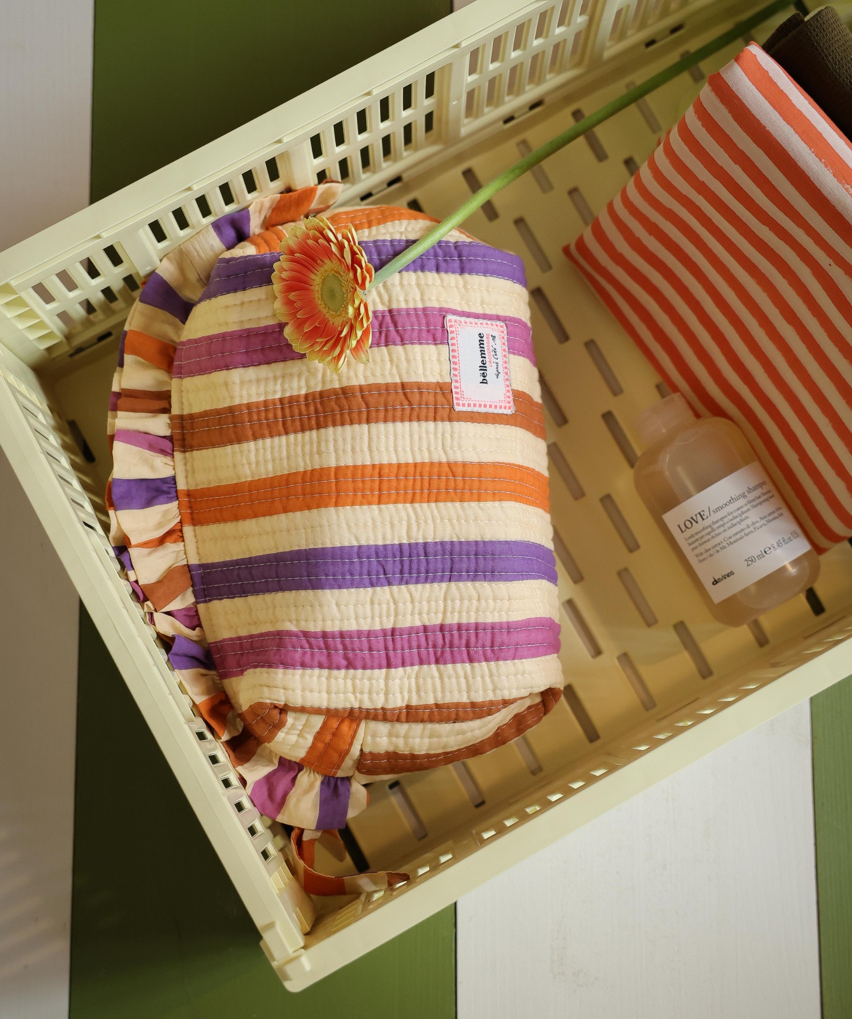 Trousse de toilette Bonnie – Rayure Multicolore