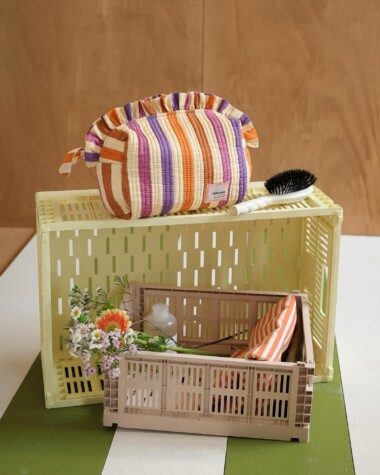 Trousse de toilette Bonnie – Rayure Multicolore