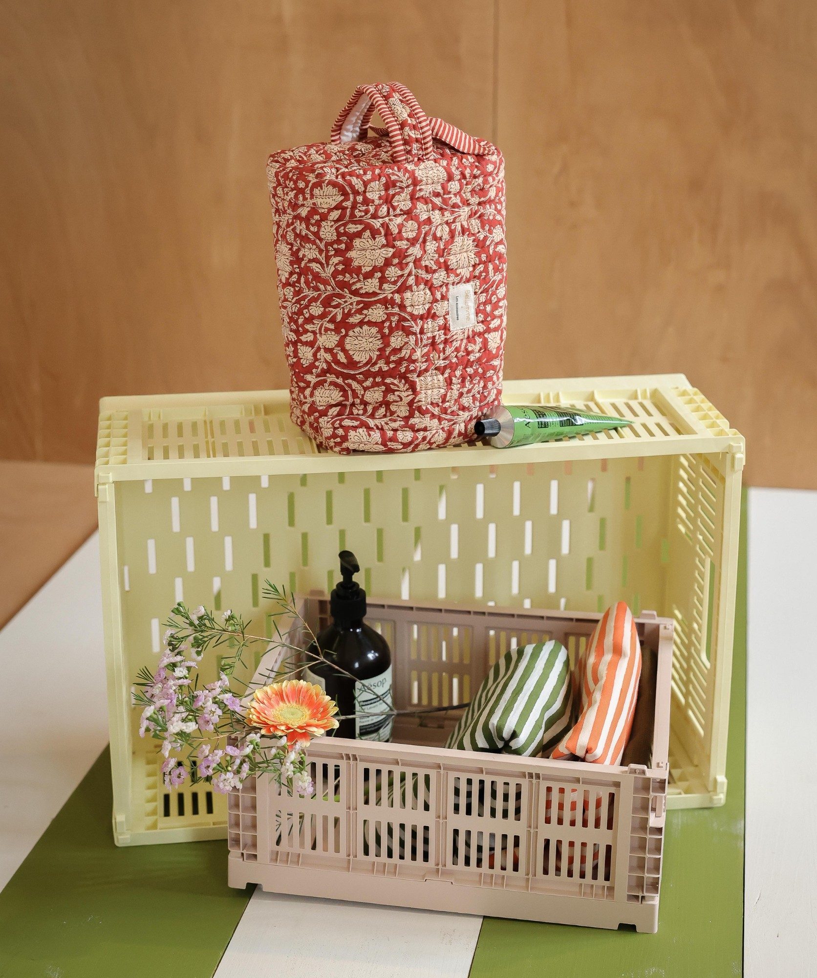 Trousse de toilette Jude – Anjali Cerise