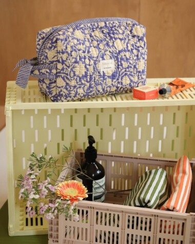 Trousse de toilette Jude – Anjali Cobalt