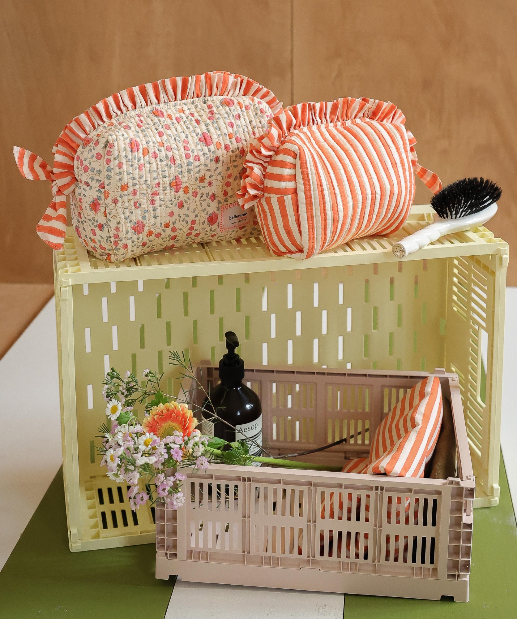 Trousse de toilette Bonnie – Rosa Sorbet d’Été