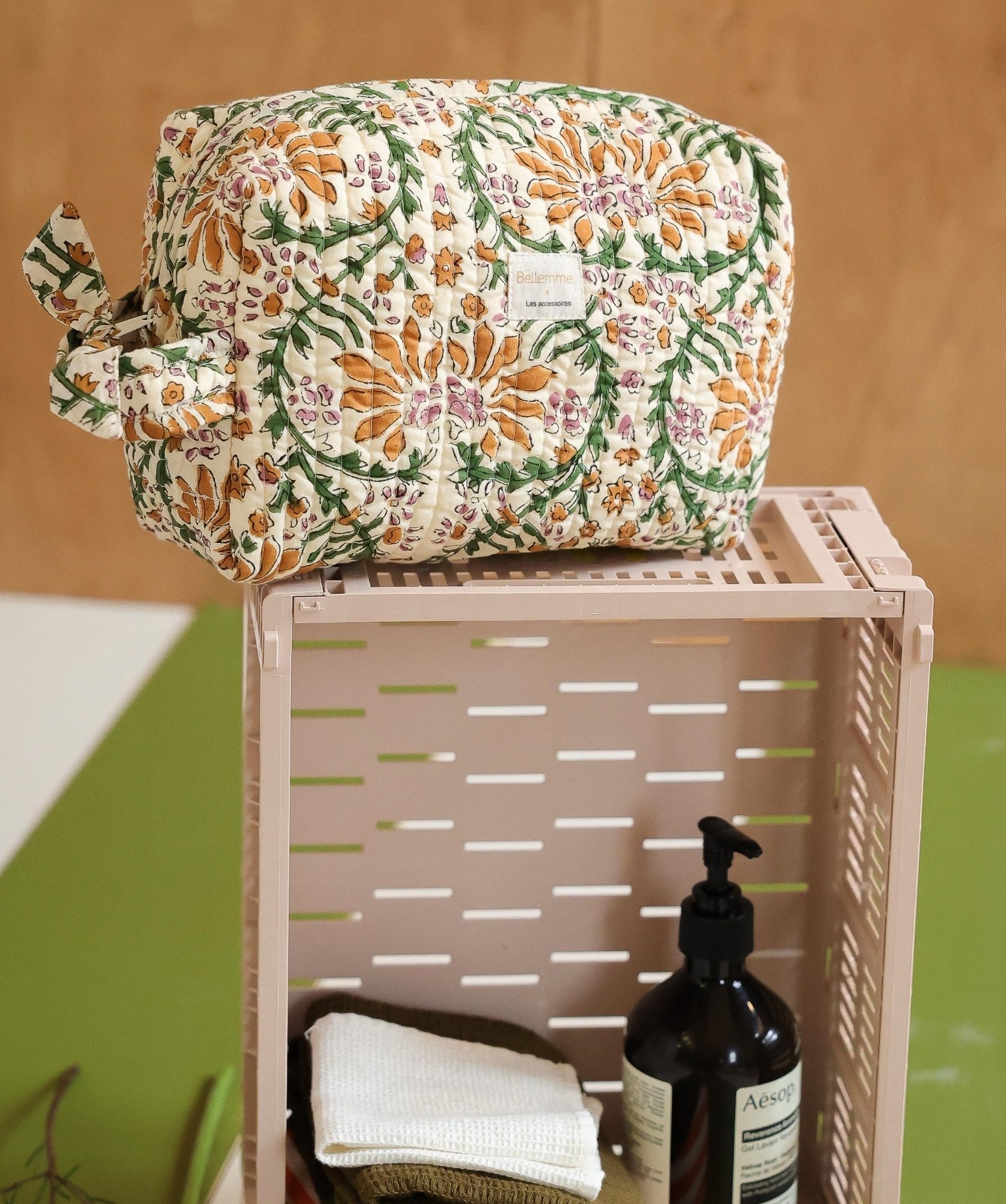 Trousse de toilette Jude – Palmyre Caramel Beurre Salé