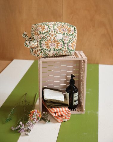 Trousse de toilette Jude – Palmyre Caramel Beurre Salé