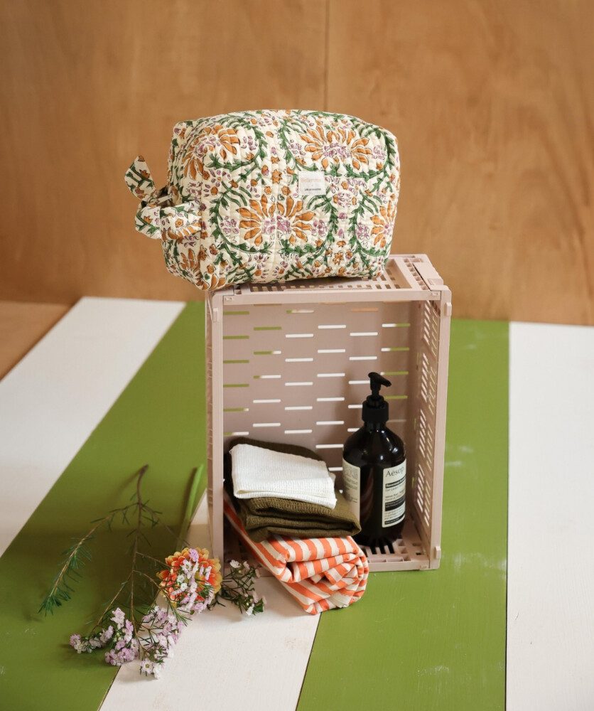 Trousse de toilette Jude – Palmyre Caramel Beurre Salé