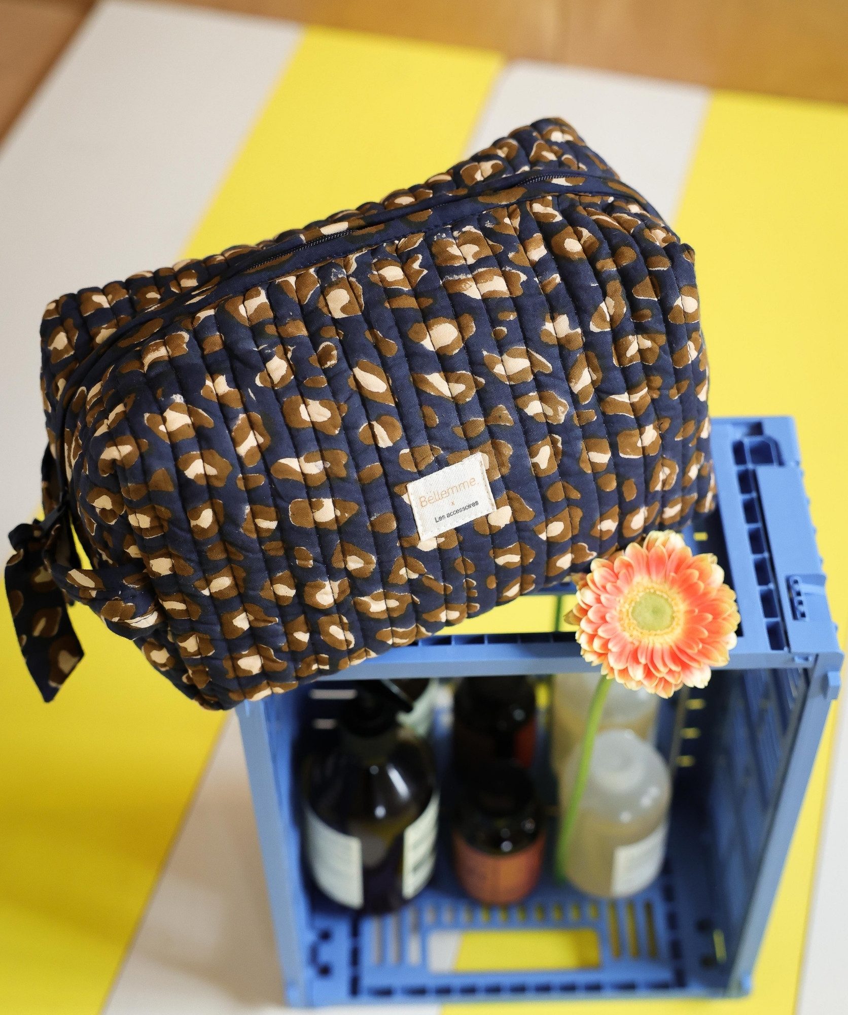 Trousse de toilette Jude – Léopard Navy