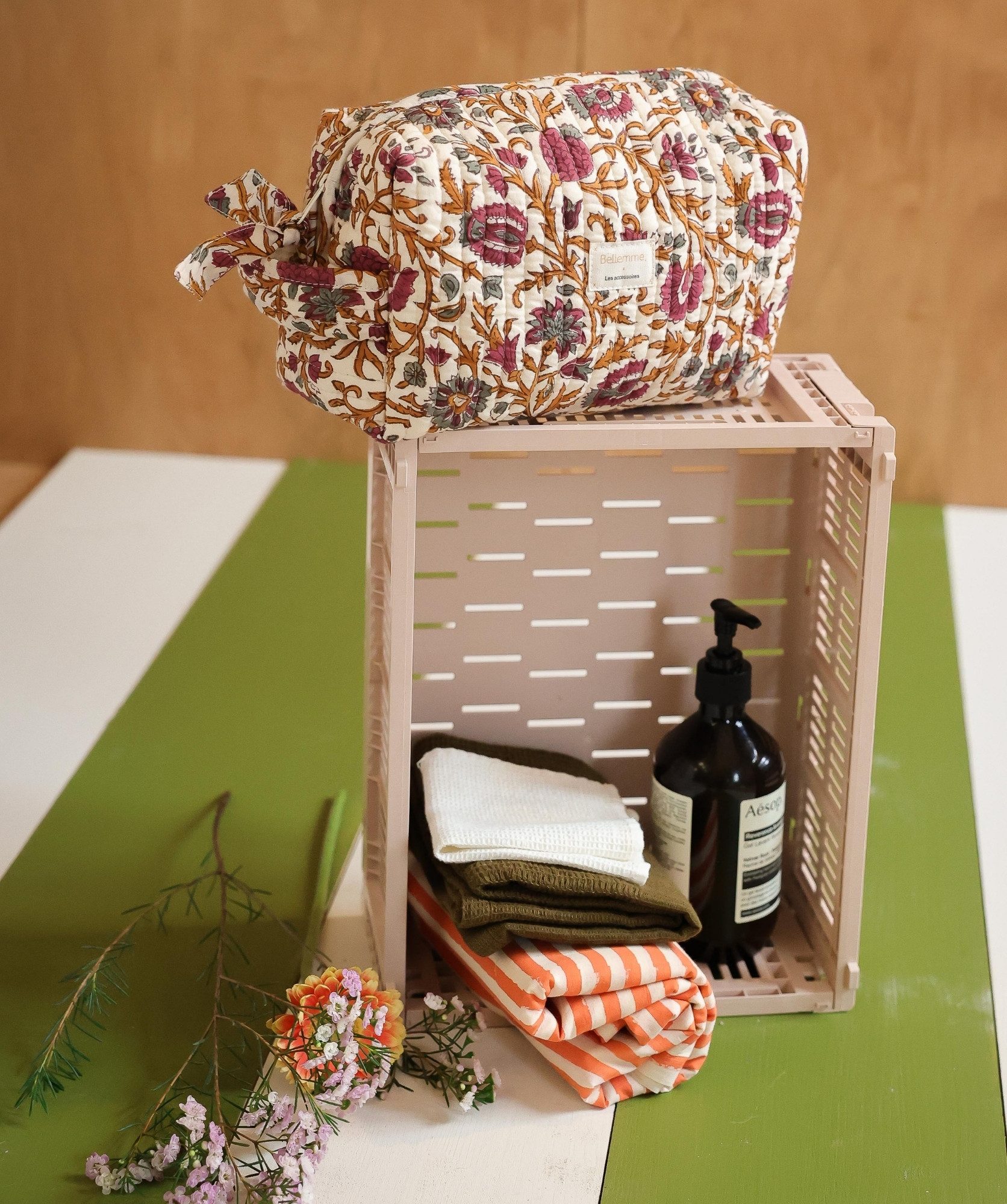 Trousse de toilette Jude – Mina Amethyste