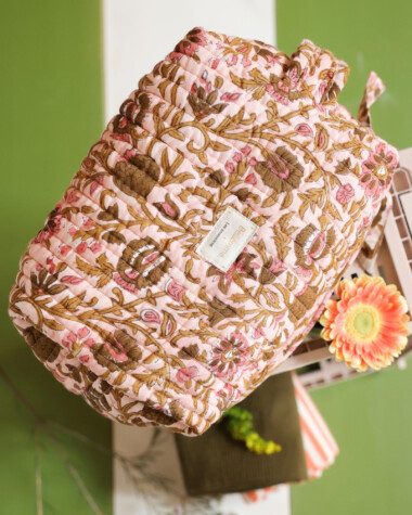 Trousse de toilette Jude – Mina Rose Poudre