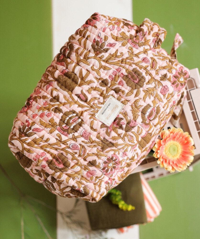 Trousse de toilette Jude – Mina Rose Poudre