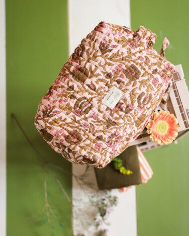 Trousse de toilette Jude – Mina Rose Poudre