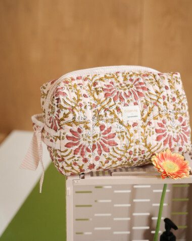Trousse de toilette Jude – Palmyre Rose Poudré