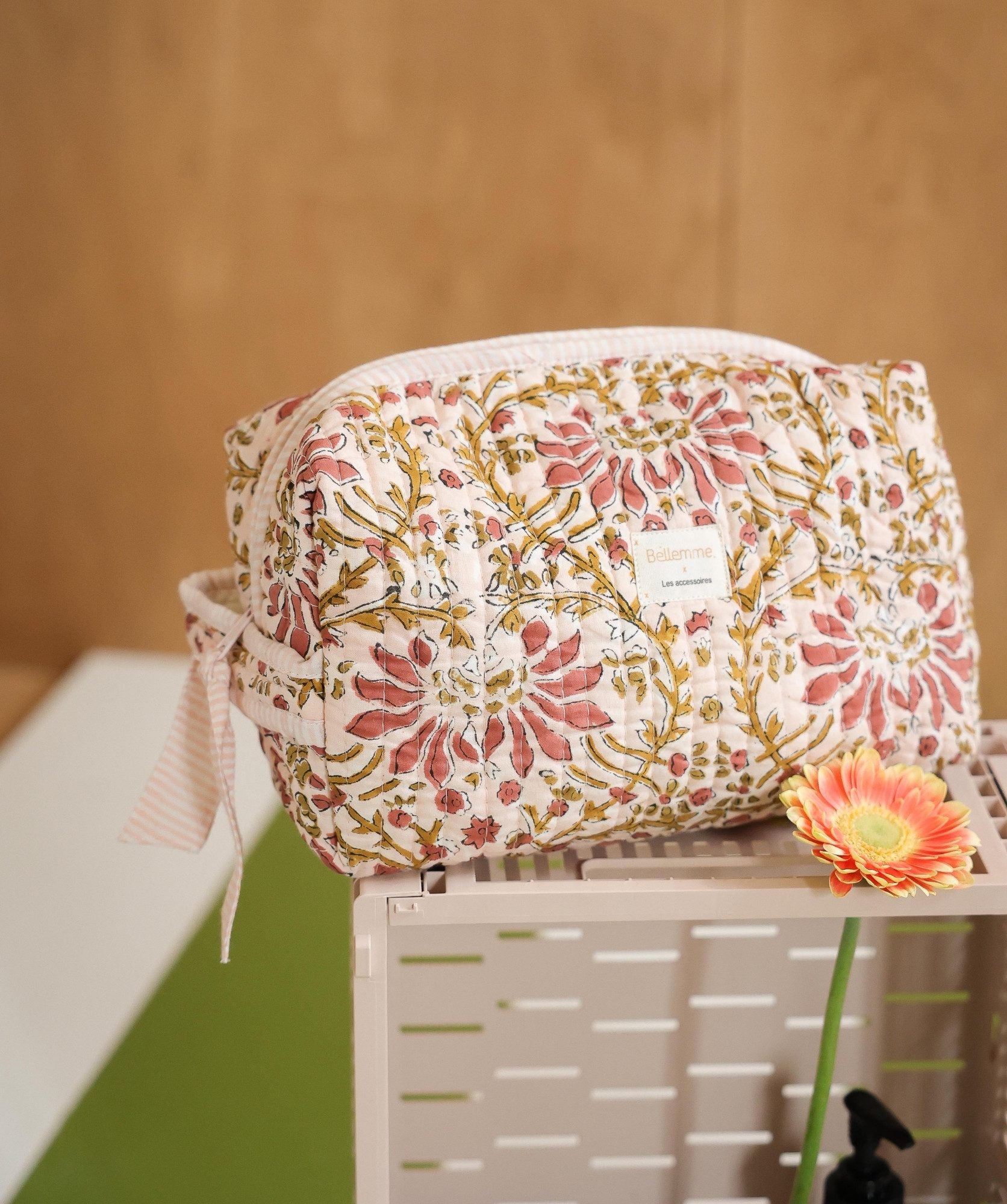 Trousse de toilette Jude – Palmyre Rose Poudré