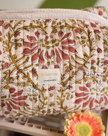Trousse de toilette Jude – Palmyre Rose Poudré