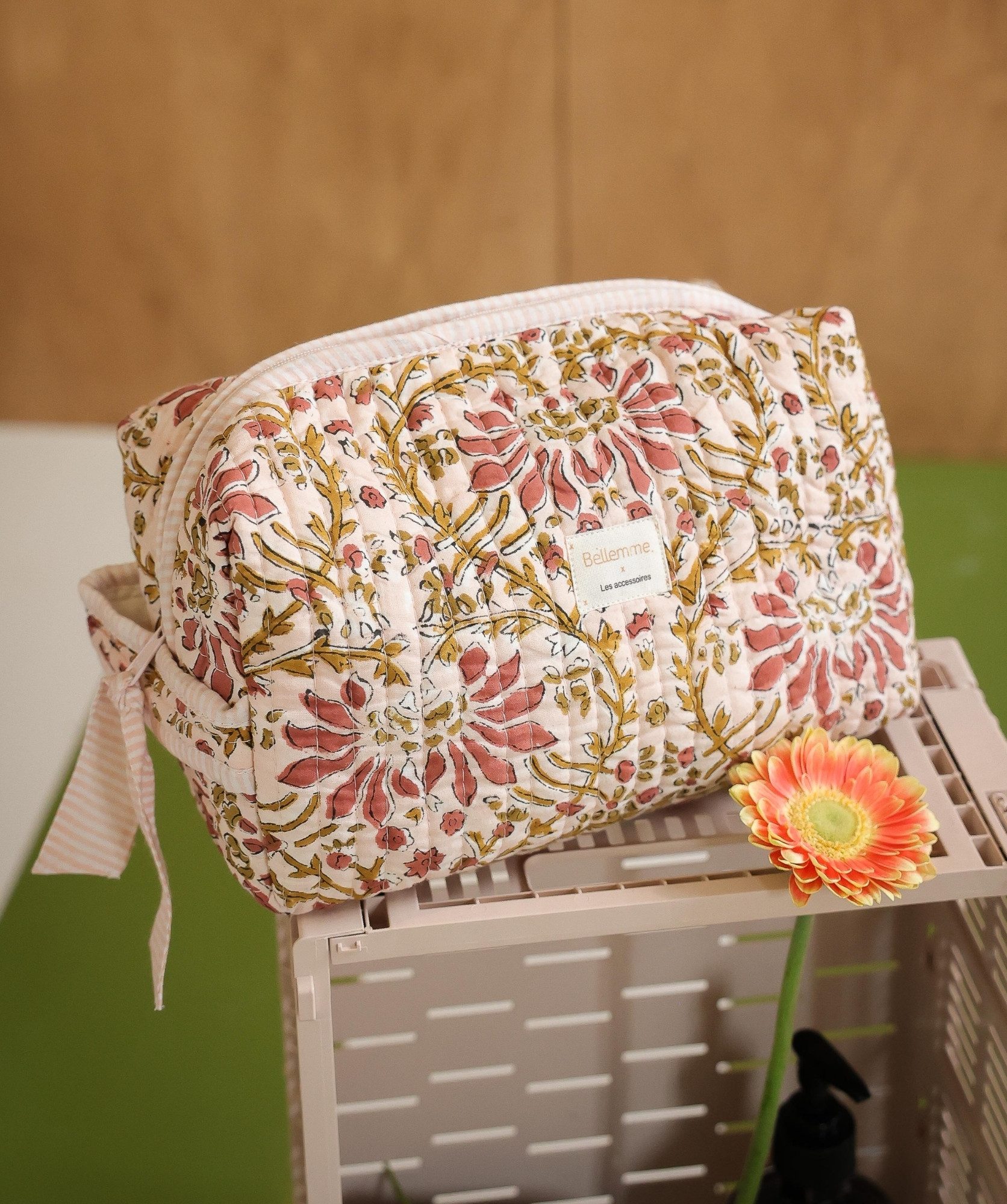 Trousse de toilette Jude – Palmyre Rose Poudré