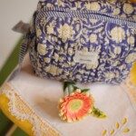 Trousse de toilette Jude petit format – Anjali Cobalt