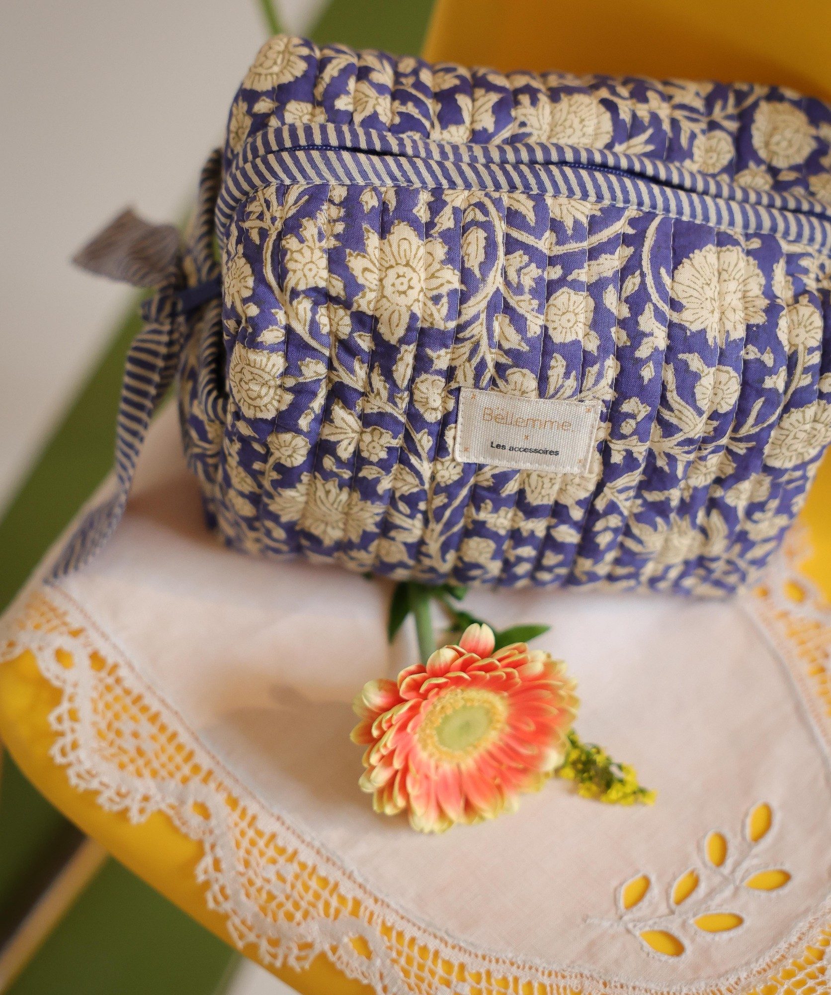 Trousse de toilette Jude petit format – Anjali Cobalt