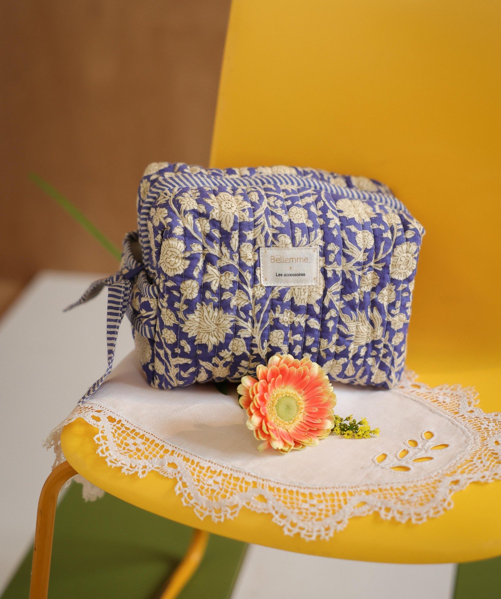 Trousse de toilette Jude petit format – Anjali Cobalt