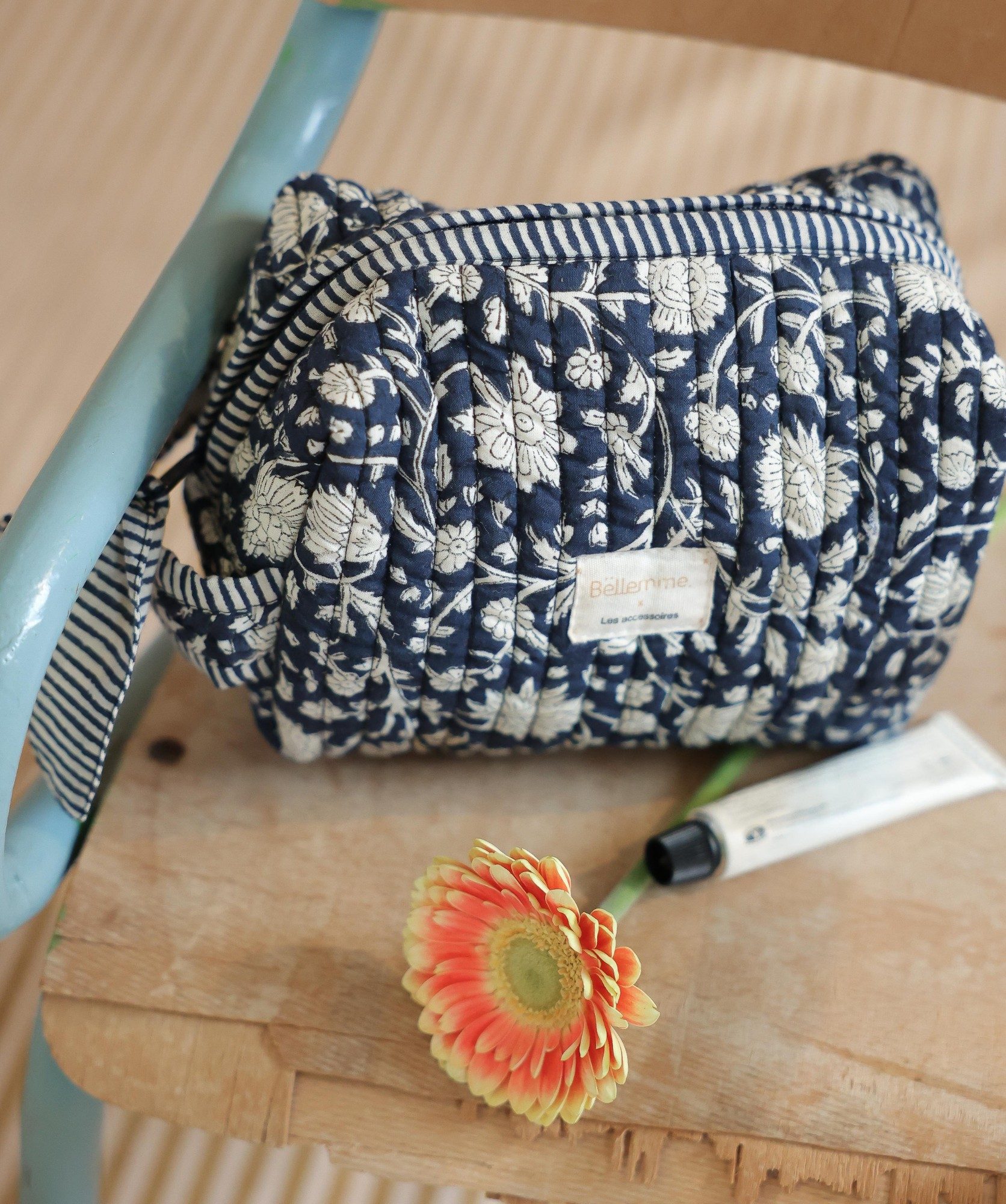 Trousse de toilette Jude petit format – Anjali Encre