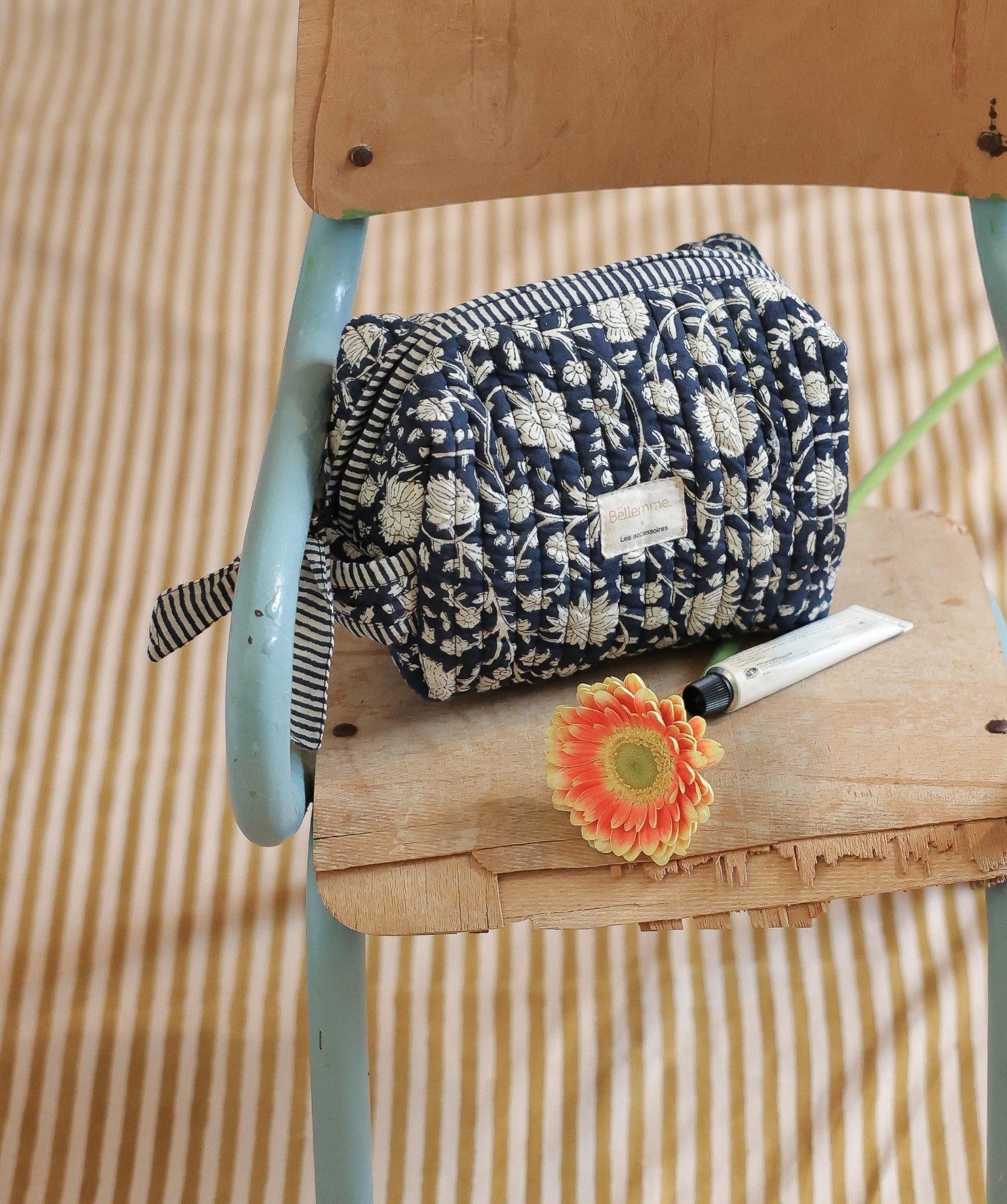 Trousse de toilette Jude petit format – Anjali Encre