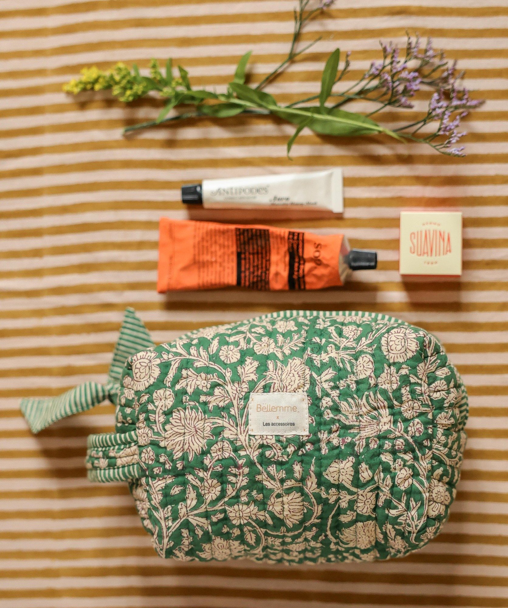 Trousse de toilette Jude petit format – Anjali Prairie