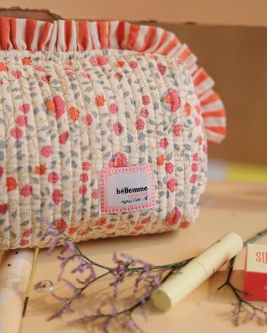 Trousse de toilette Bonnie petit format – Rosa Sorbet d’Été