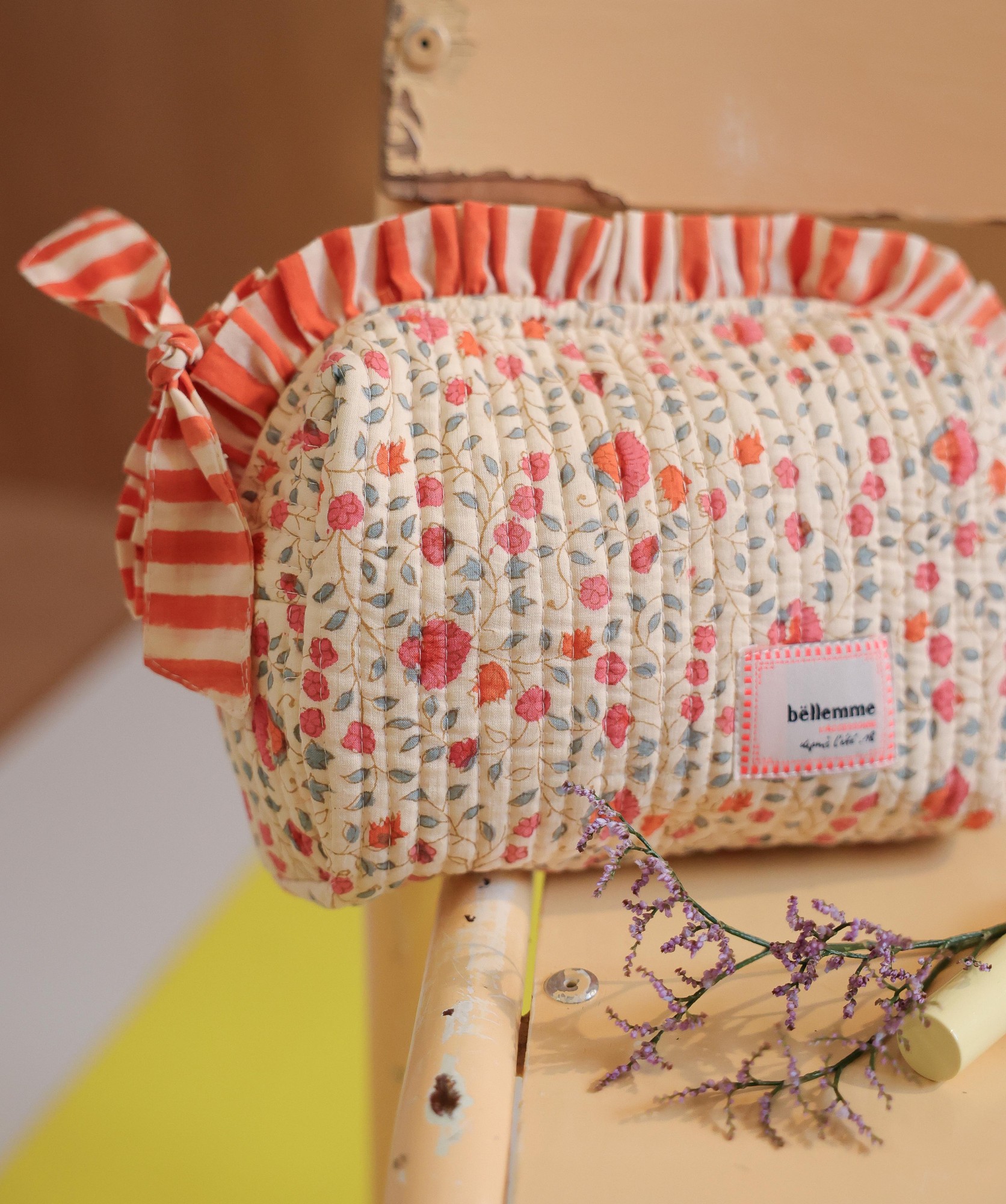 Trousse de toilette Bonnie petit format – Rosa Sorbet d’Été