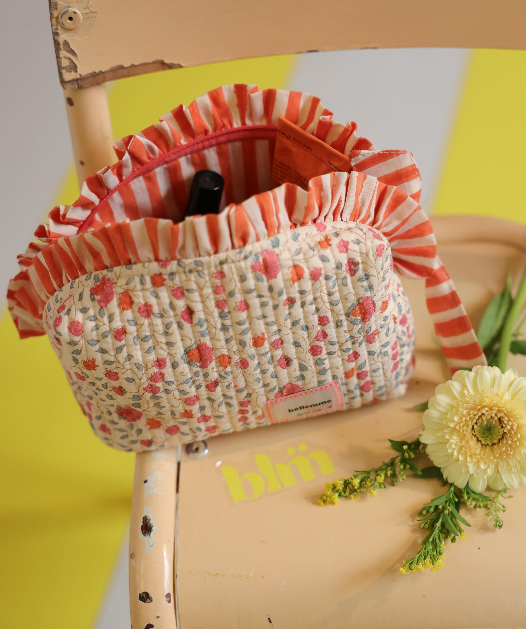 Trousse de toilette Bonnie petit format – Rosa Sorbet d’Été