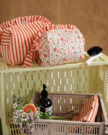 Trousse de toilette Bonnie petit format – Rosa Sorbet d’Été