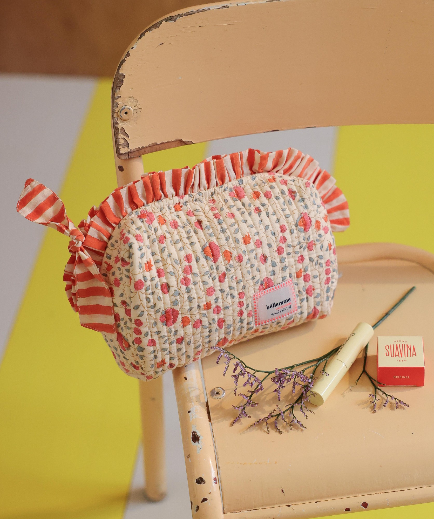 Trousse de toilette Bonnie petit format – Rosa Sorbet d’Été