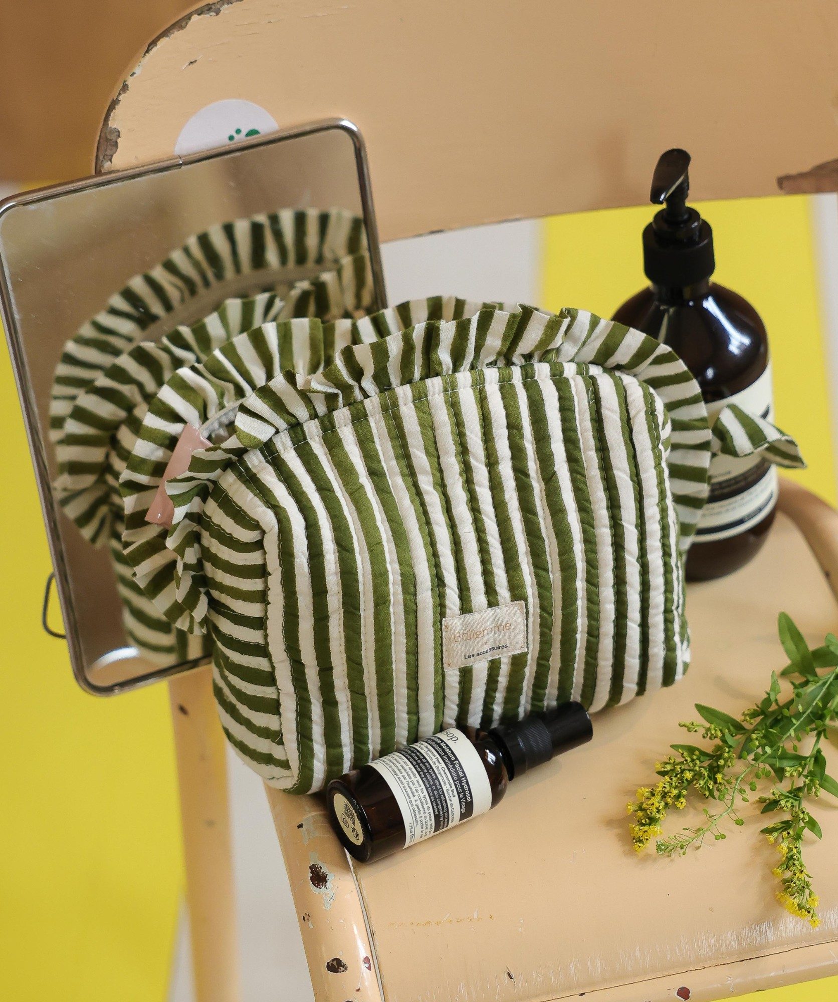Trousse de toilette Bonnie petit format – Gaya Vert