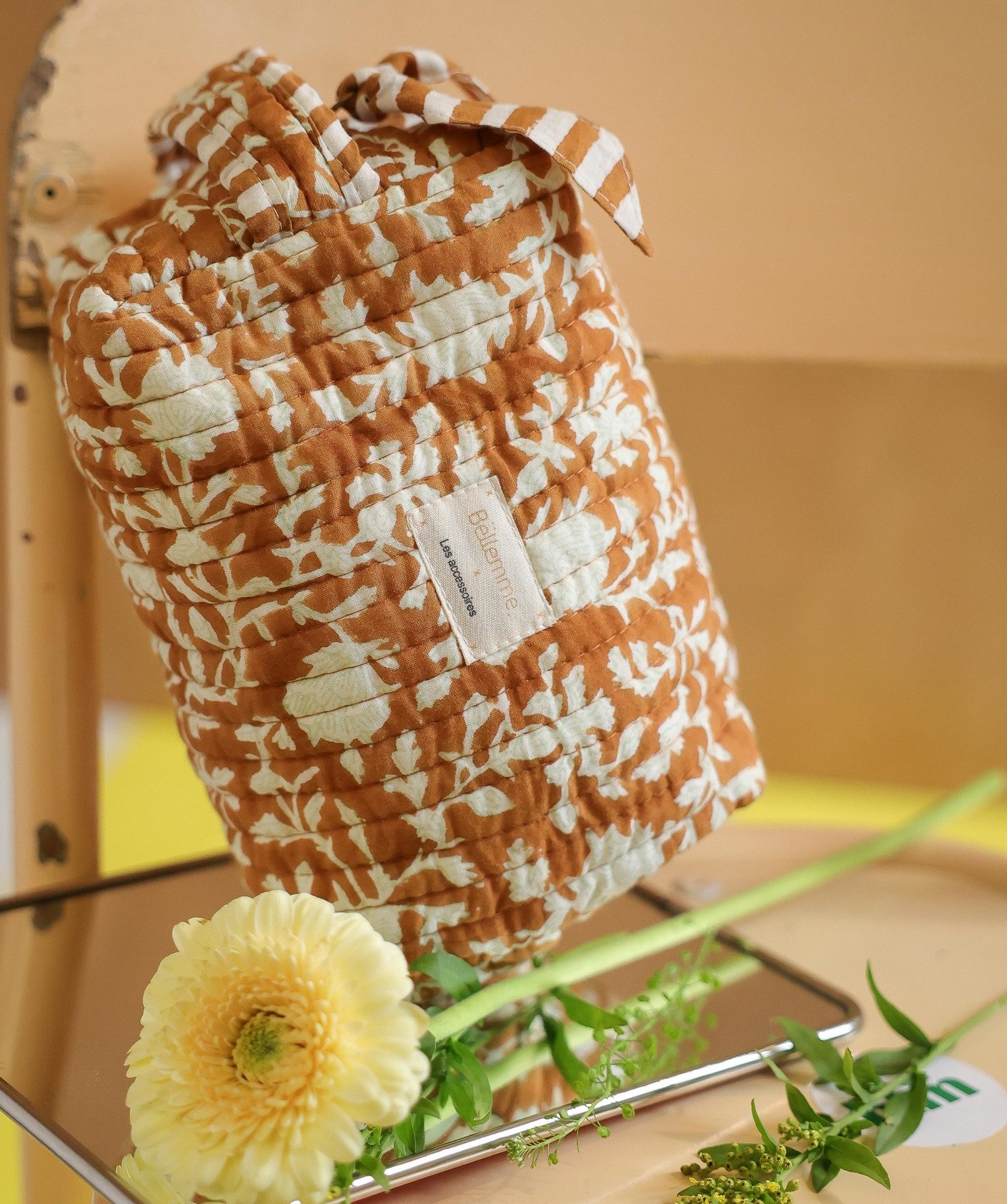 Trousse de toilette Jude petit format – Kate Caramel