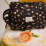 Trousse de toilette Jude petit format – Léopard Navy