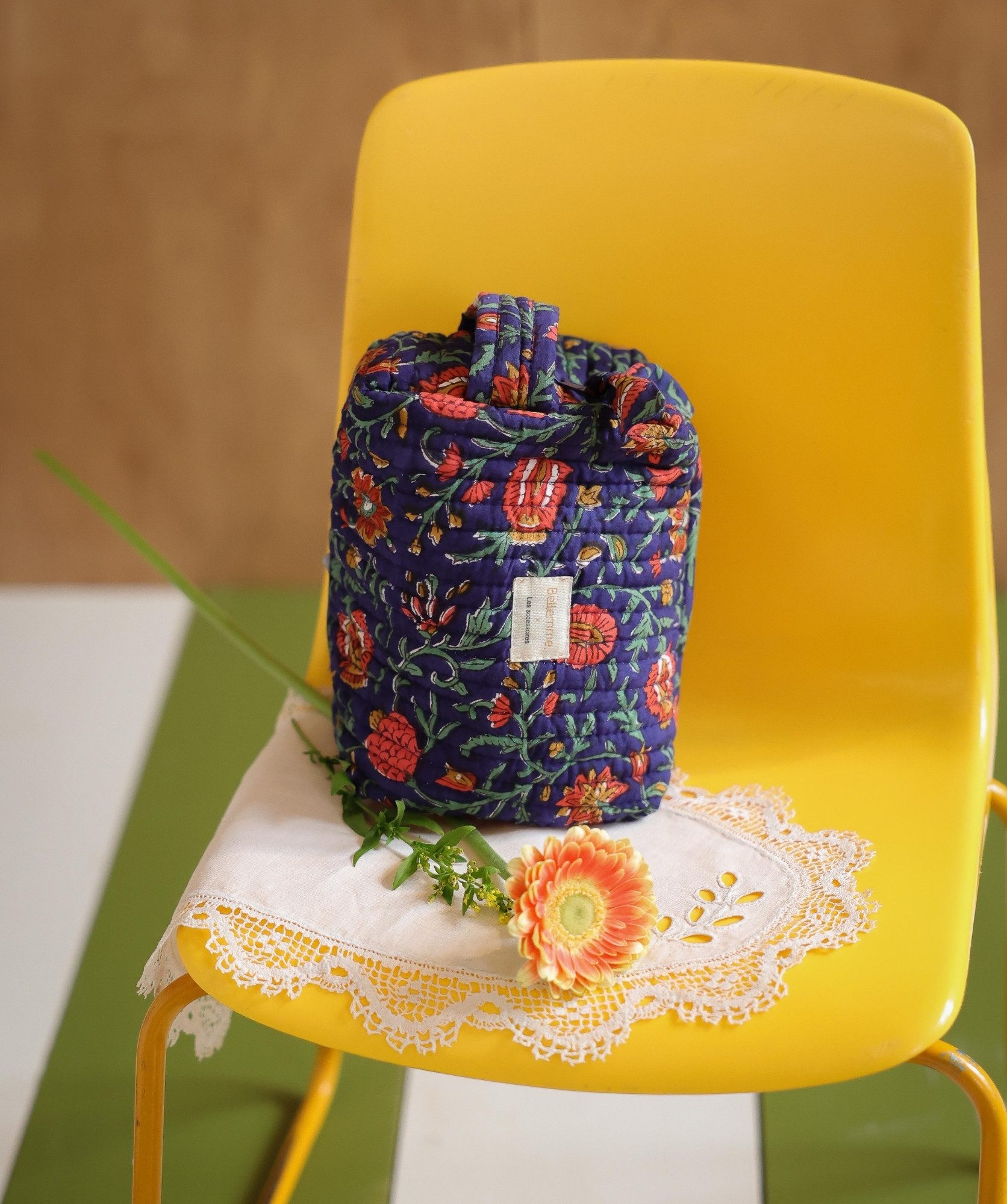 Trousse de toilette Jude petit format – Mina Indigo