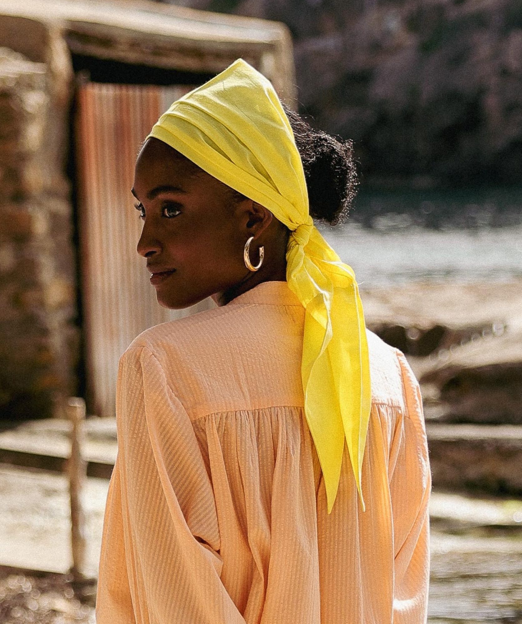 Bandeau – Voile de coton Soleil
